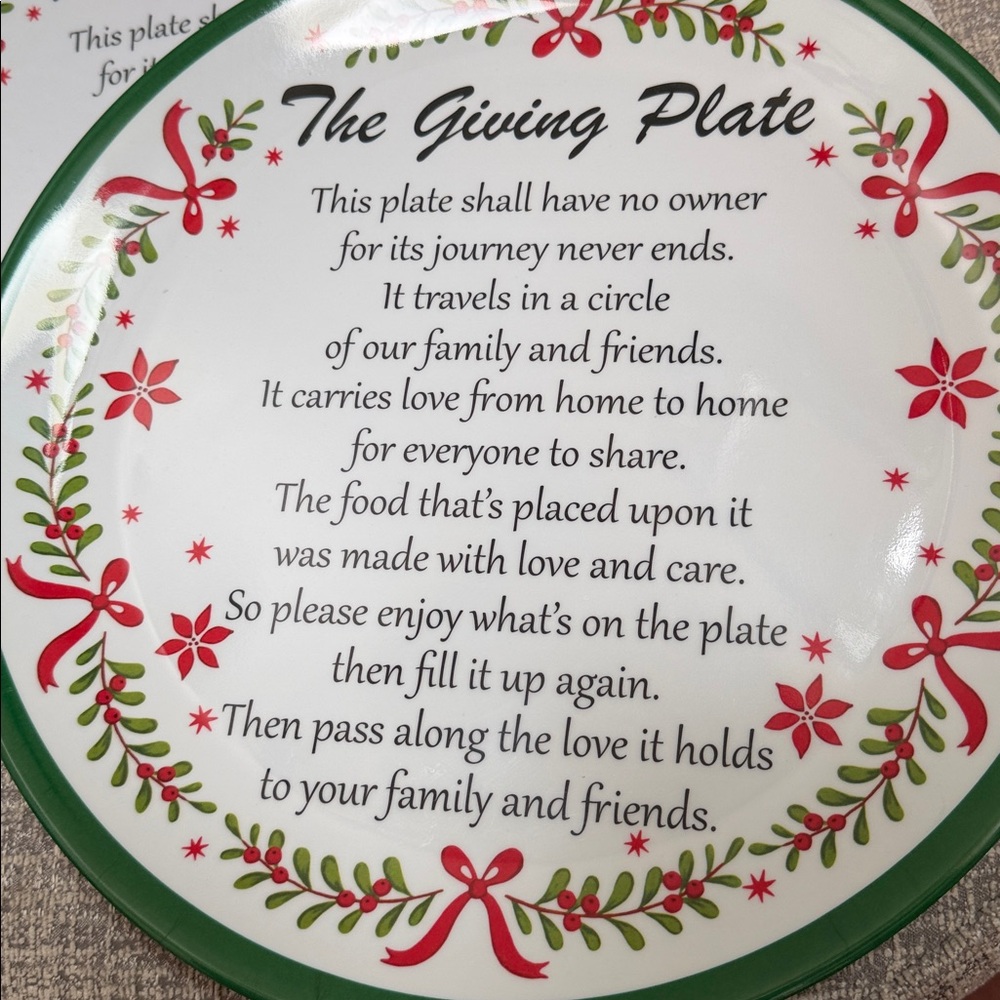 NEW…Set of (3) THE GIVING PLATE, CIRCLE OF GIVING … - Picture 3 of 5